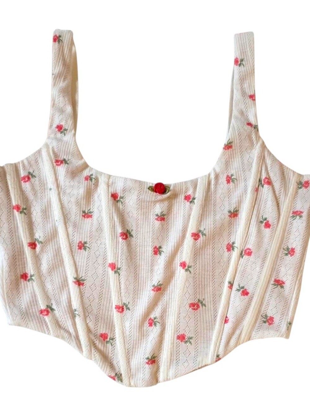 NWOT With Jean Cindy Rosette Corset